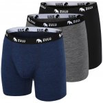 Zulu pánské boxerky merino 160 černé 3 pack – Hledejceny.cz