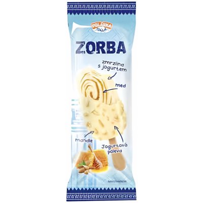 Polárka Zorba jogurtová zmrzlina s medem a mandlemi 100 ml – Zboží Dáma Polárka Zorba jogurtová zmrzlina s medem a mandlemi 100 ml – Zboží Dáma