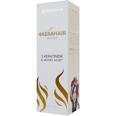 Biomedice 4ekahair aktivátor s Keratinem & Jaksky Azuki 210 ml – Hledejceny.cz