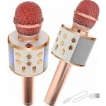 WSTER WS 858 Karaoke bluetooth mikrofon růžová – Hledejceny.cz