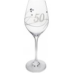 Swarovski Sklenice na víno s krystaly jubileum 50 360 ml – Zboží Dáma