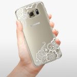 Pouzdro iSaprio White Lace 02 - Samsung Galaxy S6 Edge – Sleviste.cz