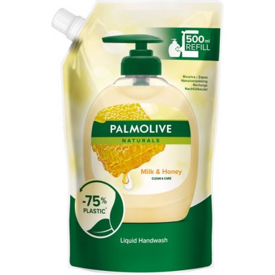 Palmolive Naturals Milk & Honey tekuté mýdlo náhradní náplň 500 ml – Zboží Mobilmania
