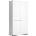 PLAN Kuchyňská policová skříň NIKA 1000 x 600 x 2000 mm bílá – Zboží Dáma