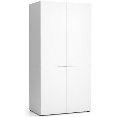 PLAN Kuchyňská policová skříň NIKA 1000 x 600 x 2000 mm bílá – Zboží Dáma