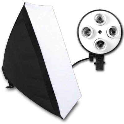 Andoer Foto Lampa Studio Softbox Světlo s Objímkou na 4 Žárovky – Zboží Živě