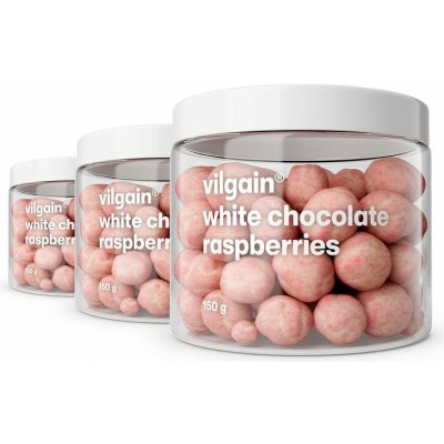 Vilgain Maliny v čokoládě bílá čokoláda 150 g – Zboží Dáma