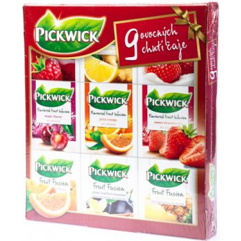 Pickwick Kolekce 9 chutí čaje ovocné čaje 45 sáčků 72 g