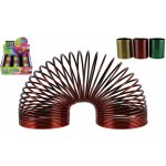 Teddies Spirála/pružina kovový efekt plast průměr 8,5 cm 3 barvy 6 ks v boxu – Sleviste.cz