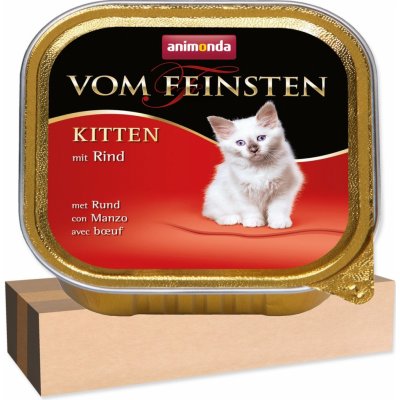 Vom Feinsten Kitten hovězí 32 x 100 g