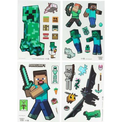 Samolepky na sklo Minecraft – Zboží Živě