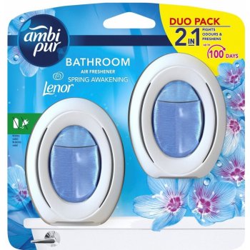 Ambi Pur Bathroom náhradní náplň Cotton Flower DUOPACK 2 x 7,5 ml