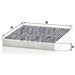 Filtr, vzduch v interiéru MANN-FILTER CUK 24 017 – Hledejceny.cz
