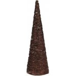 Mat Dekorace PYRAMIDA 40cm RATAN 20LED HN – Hledejceny.cz