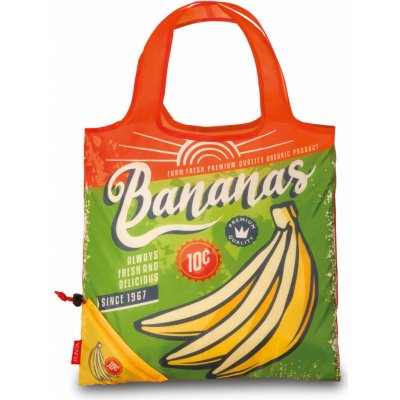 Fabrizio Skládací nákupní taška Bananas 10423-0800 zelená