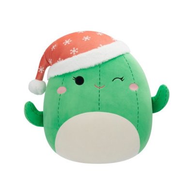 Squishmallows Kaktus s vánoční čepkou Maritza