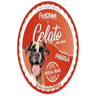 Zmrzlina pro psy jahodová FidoVet 40 g – Zboží Mobilmania
