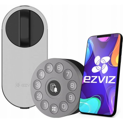 EZVIZ chytrý dveřní zámek s klávesnicí CS-DL01S/DL01CP-BK – Zboží Živě