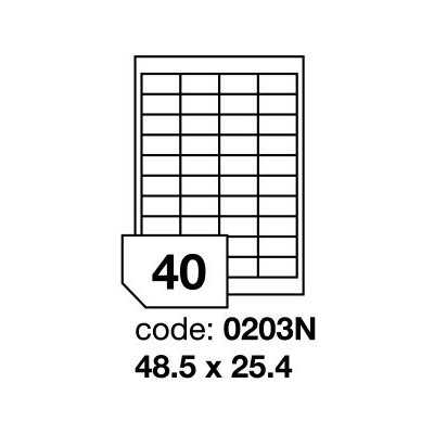 Rayfilm R0103.0203ND neprůhledné krycí etikety 48,5x25,4mm 300 listů – Zbozi.Blesk.cz