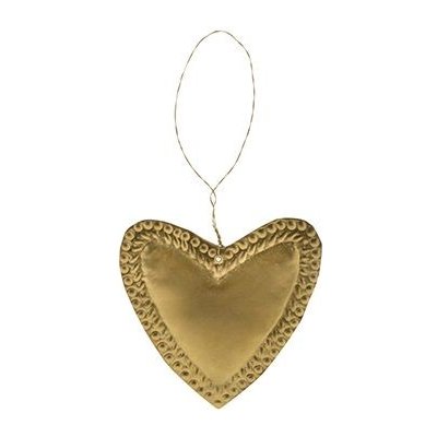 Bastion Collections Přívěšek HANGER HEART BRASS mosaz EW-HANGER-002: – Hledejceny.cz