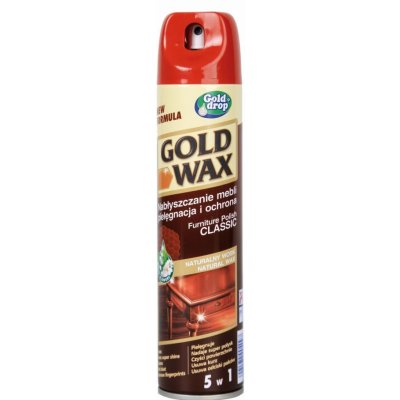 Gold Drop, Gold Wax Classic leštěnka 300 ml ve spreji – Zboží Mobilmania