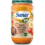Sunar BIO příkrm Špag.hov.maso boloň.omáčka 12m+ 235 g – Zboží Dáma