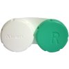Roztok ke kontaktním čočkám Alcon pouzdro na kontaktní čočky zeleno-bílé