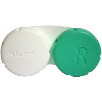 Alcon pouzdro na kontaktní čočky zeleno-bílé