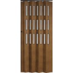 Petromila shrnovací koženkové dveře 90 cm BÉŽOVÁ, prosklené 231-240 cm – Zboží Mobilmania