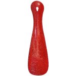 Obouvací lžíce plastová 16,5 cm červená průsvitná – Sleviste.cz