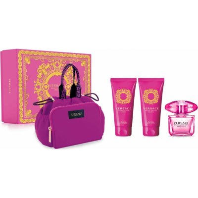 Versace Bright Crystal Absolu EDP 90 ml + tělové mléko 100 ml + sprchový gel 100 ml + kosmetická taštička dárková sada – Sleviste.cz