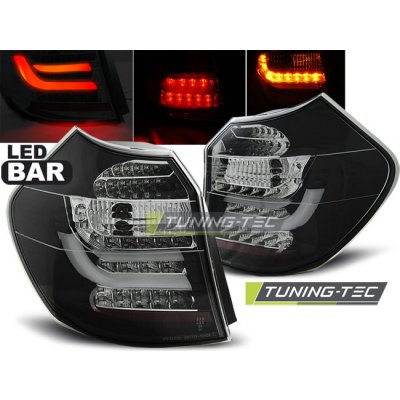 Zadní světla BMW 1 E87 04-03.07 černá LED BAR – Hledejceny.cz