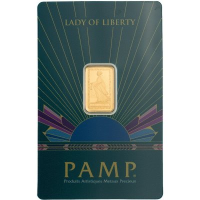 PAMP Lady of Liberty zlatý slitek 2,5 g – Zboží Mobilmania