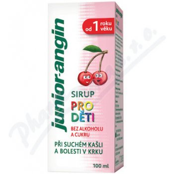 Junior angin sirup pro děti 100 ml