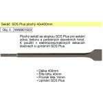 Sekáč SDS Plus plochý 40x400mm – HobbyKompas.cz