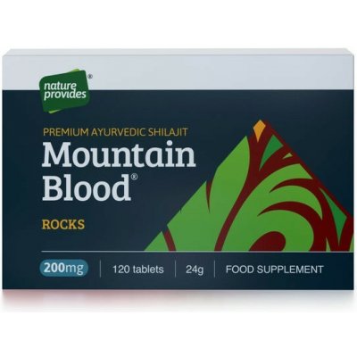 Nature Provides Shilajit Mountain Blood Rocks 200 mg 120 kapslí – Hledejceny.cz