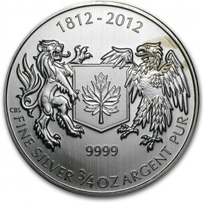 Royal Canadian Mint The Kanada 3 Válka roku 1812 4 oz