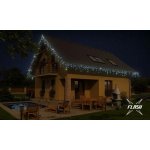 DECOLED LED světelná sada na dům, 9+1 zdarma, ledově bílá s Flash, černý kabel, Easy Fix, IP67 – Hledejceny.cz