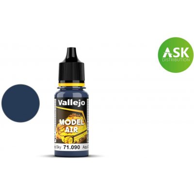 Vallejo Model Air: Deep Sky 17ml airbrush barva na modely – Zboží Dáma