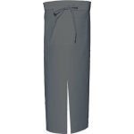 Link Kitchen Wear Bistro a barová zástěra do pasu s kapsou a rozparkem pro dynamickou práci Šedá – Hledejceny.cz