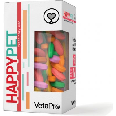 Vetapro Happy Pet vitamíny pro dospělé psy 60 tablet – Hledejceny.cz