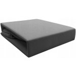 KZ Jersey prostěradlo s gumou grafitové 200x220 – Sleviste.cz