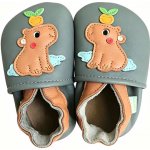 Hopi Hop kožené capáčky Barefoot Kapybara – Zboží Dáma
