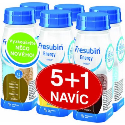 FRESUBIN ENERGY DRINK PŘÍCHUŤ NEUTRÁLNÍ POR SOL 6X200ML – Hledejceny.cz