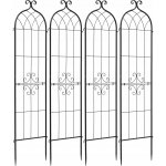Kovová pergola SucceBuy s mřížkou, 152 cm – Hledejceny.cz