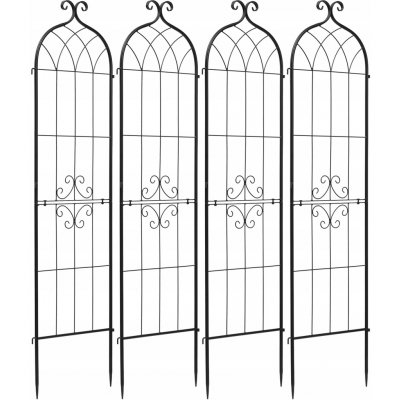 Kovová pergola SucceBuy s mřížkou, 152 cm – Hledejceny.cz