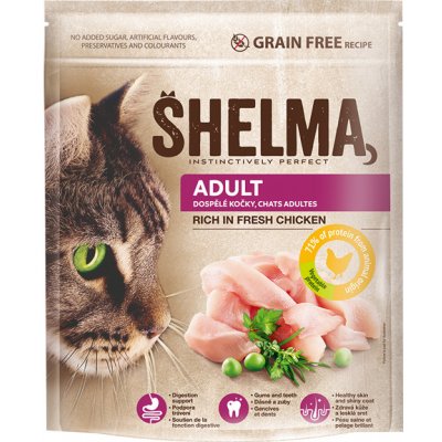 Shelma granule Grain free kočka čerstvé kuře 750 g