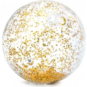 Intex 58070 Nafukovací míč Glitter Beach 71 cm zlatý