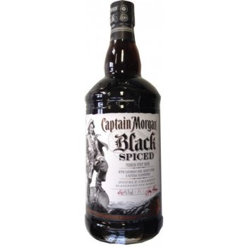 Captain Morgan Black Spiced 40% 1 l (holá láhev)