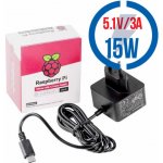 Raspberry Pi® RB-NETZTEIL4-B zásuvkový napájecí adaptér, stálé napětí Vhodné pro (vývojové sady): Raspberry Pi Výstupní proud (max.) 3000 mA 1 x USB-C® zástrčka – Zboží Mobilmania